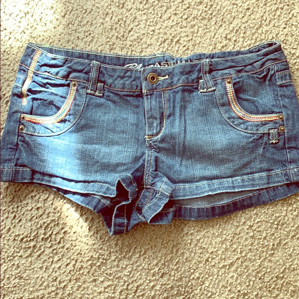 Denim shorts